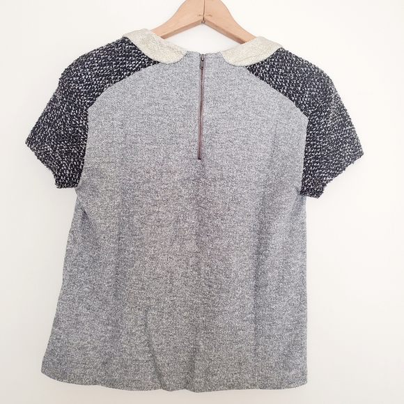 Anthropologie vispera shimmer sweater with collar - Picture 7 of 7